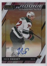 2023-24 O-Pee-Chee Platinum Rookie Auto Sunset Nick Swaney #R-NS Auto 1e7g