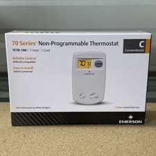 Emerson White-Rodgers Thermostat, 1 H, 1 C, B...