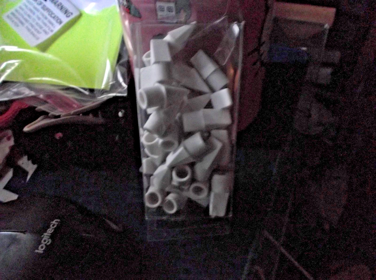 40 Pcs White Pencil Top Erasers Caps for Pencils Chisel Shape Erasers Topper