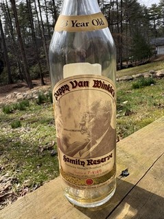 Pappy Van Wrinkle 23 Year EMPTY Bottle NO Bag NO Tag Buffalo Trace Bourbon