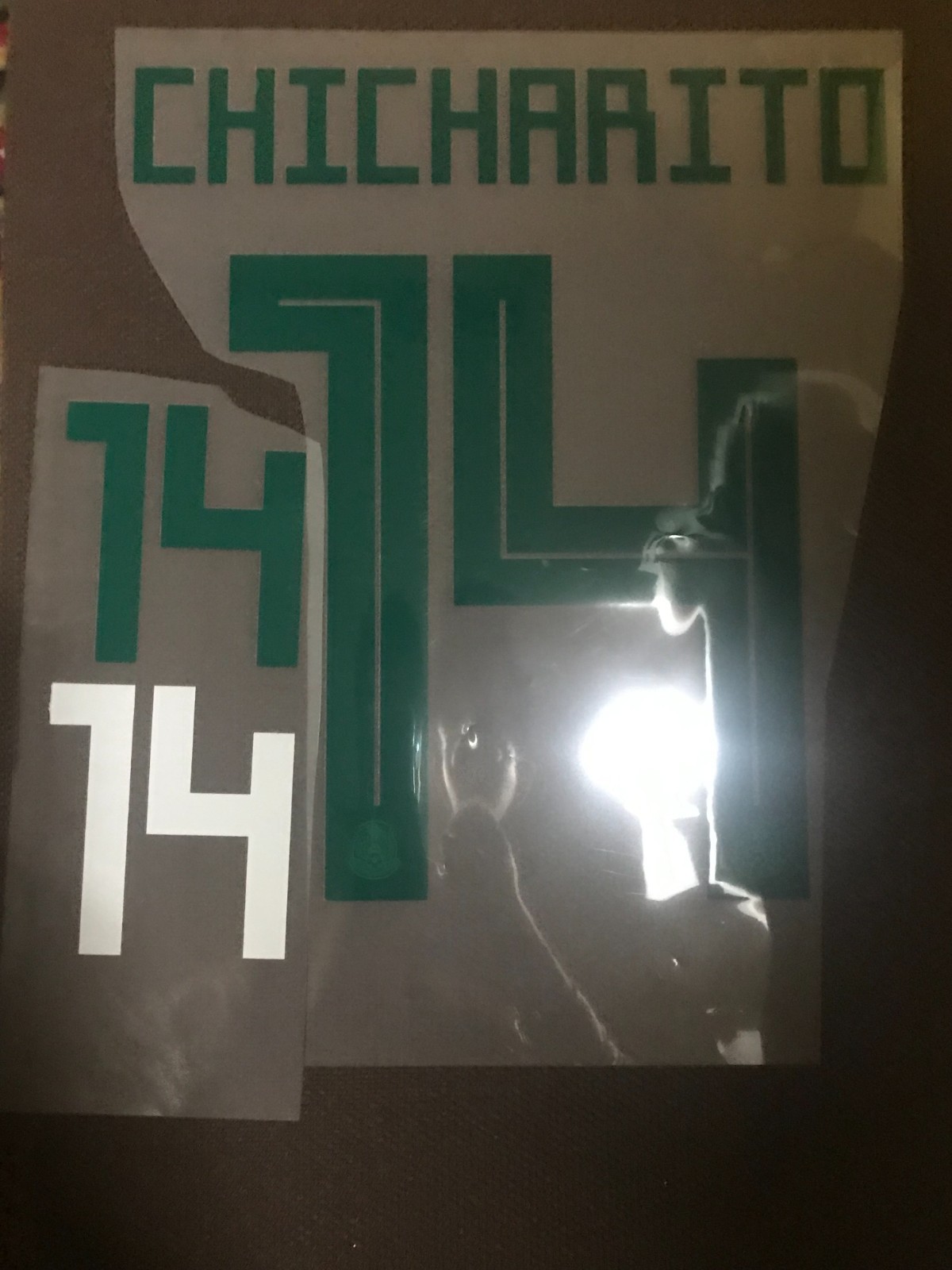 Mexico 2018 Chicharito Player Size Soccer Shirt Nameset Name Number ID Print