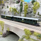 2 Seetalbahn passenger cars, type AB and B, "Vallée de Joux", BPr, Ep. IV - R