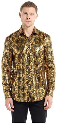 OppoSuits Men's Shirts SHIRT LS Shiny Snake - Opposuits