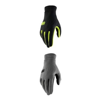 100% Brisker Xtreme Offroad Winter MTB MX Gloves Men, Gray Black