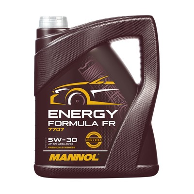 MANNOL 7707 Formula FR SAE 5W-30 Motoröl, API SN, ACEA A5/B5, 5 Liter