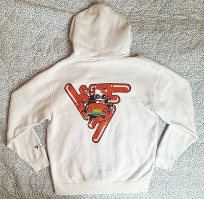 Hello Kitty Hypland Hoodie Large White Sanrio Collab Graphic Streetwear L