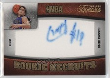 2009-10 Timeless Treasures Rookie Recruits Gold 6/10 Omri Casspi #121 Auto oh4