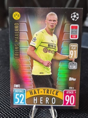 Erling Haaland Topps Match Attax Champions League Extra 21/22 Hattrick Hero