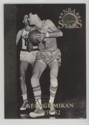 1996 Topps Stars Golden Season George Mikan #80 HOF 0n2g