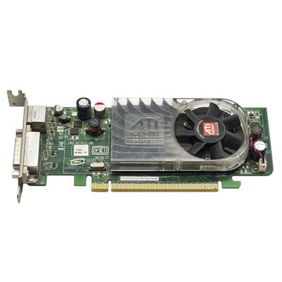 ATI Radeon 2400 XT 256mb Carte Vidéo Graphique Low Profile SFF Dms-59 S-VIDEO _