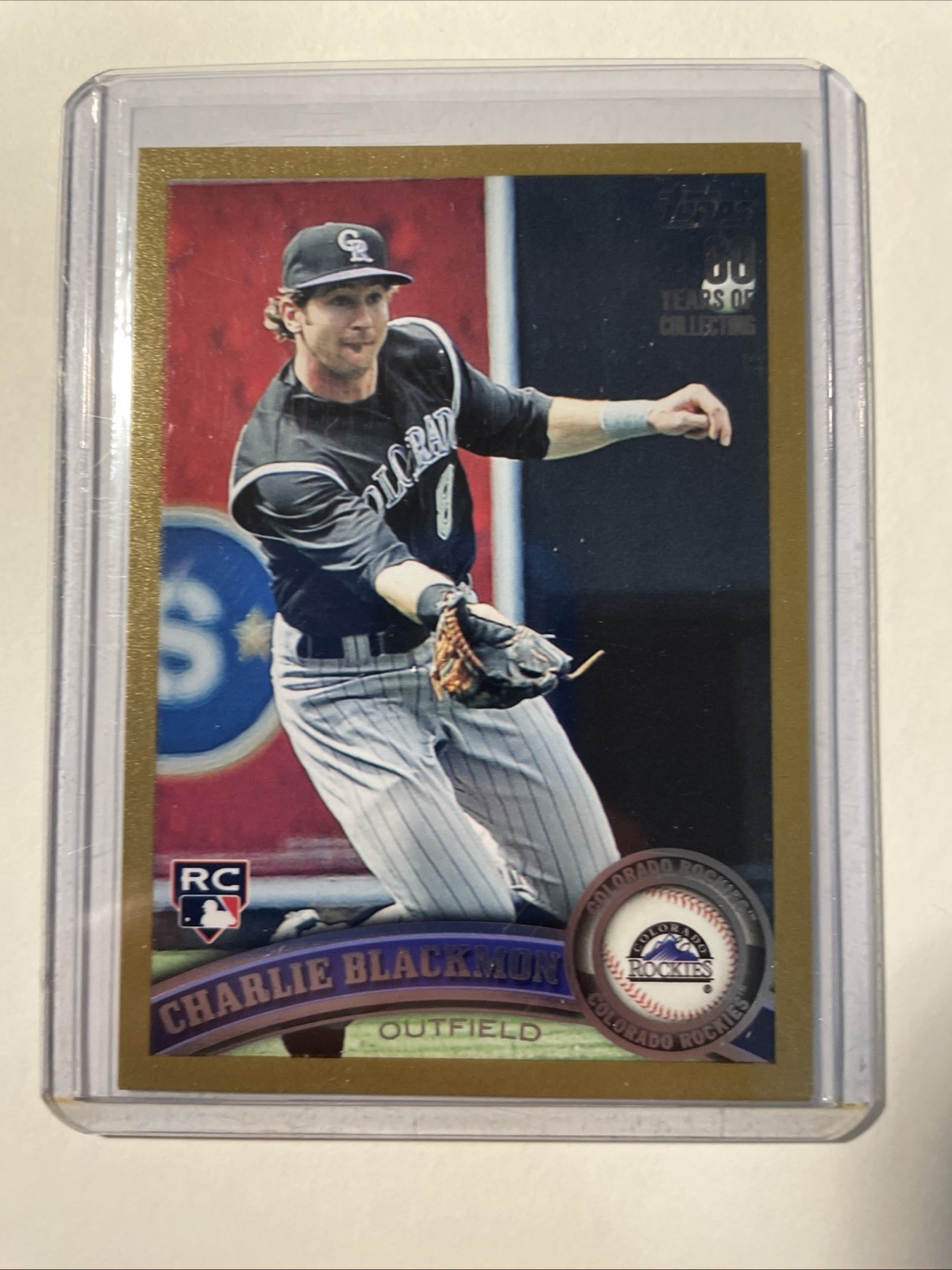 2011 Topps Update Series - Charlie Blackmon #US231 Gold /2011 (RC)