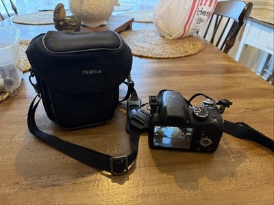 FUJI FILM FinePix S3200 24X Zoom Digital Camera 14MP W/ SD Card | TESTED