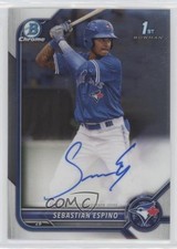2022 Bowman Chrome Prospect Auto Sebastian Espino #CPA-SE Auto w5b