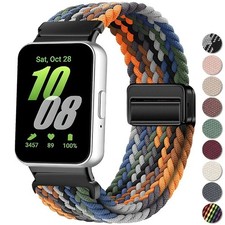 Magnetic Nylon Strap For Samsung Galaxy Fit3 Adjustable Sport Replacement Band