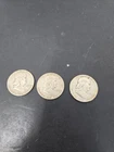 Lot Of 3 Franklin Half Dollars 90% Silver 1951, 1951-D & 1951-S!