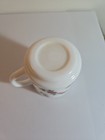 ARCOPAL Milk Glass RED ROSES Made in France White Coffee Cup / Mug — photo 6