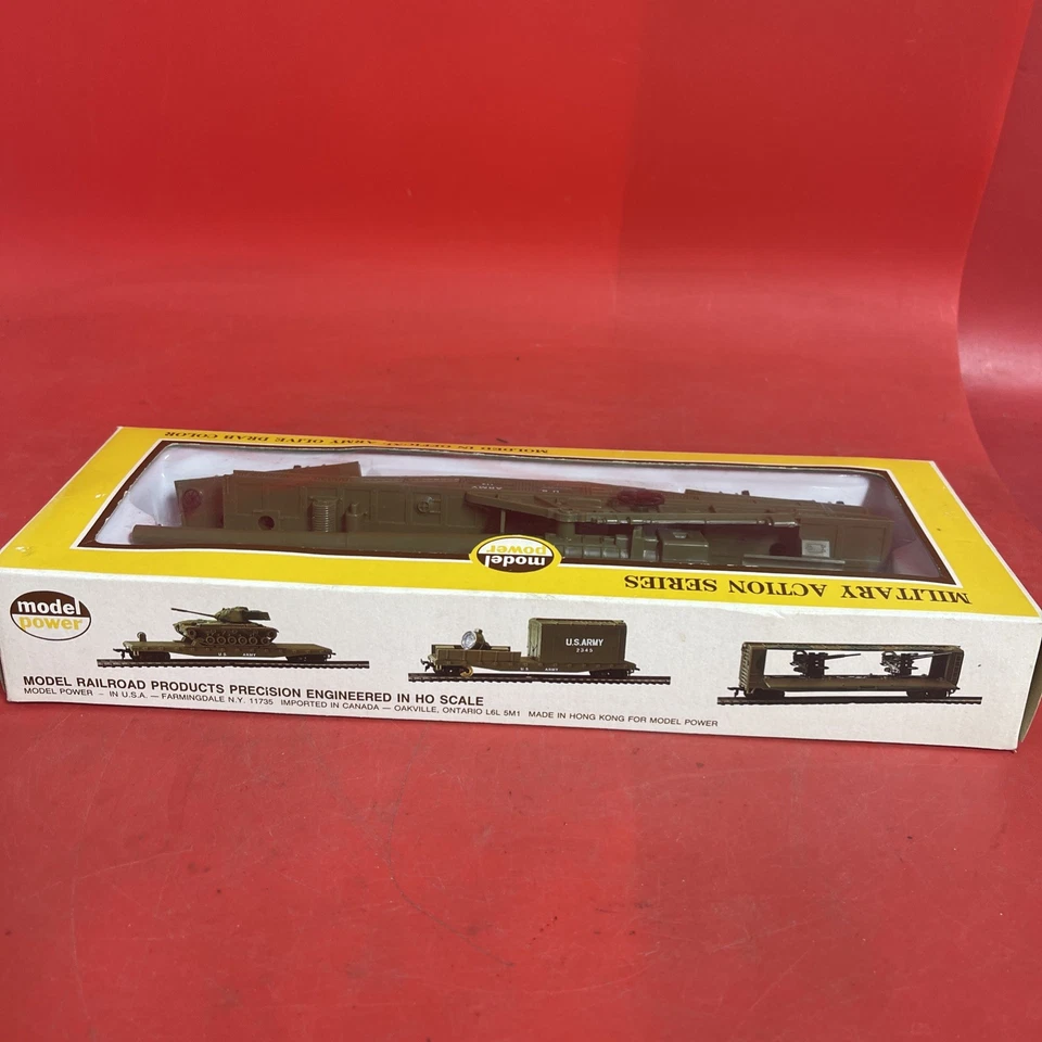 HO Model Power Military Action Series #9163 U.S. Army Big Cannon Car - Image 3 of 4