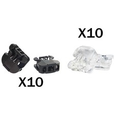 Shoes Holder Colour Elastic Luggage Toggle Clothing Adjuster Buckles Lazy Man's