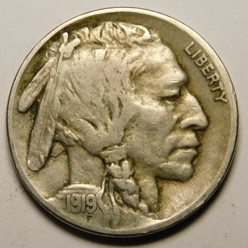 1919-P Buffalo Nickel — photo from the most recent tracked eBay sale