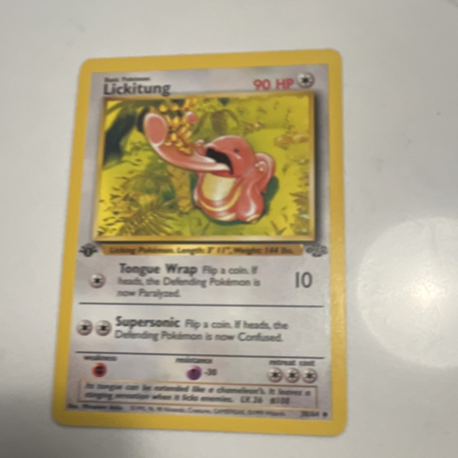 Pokémon TCG Lickitung Pt1: Galactic's Conquest 1st Ed 067/096 90 HP Japanese