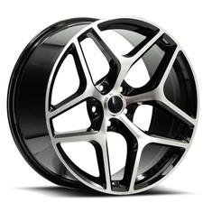 20x10 O.e. Revolution Z28 Gloss Black Machined Wheels 5x120 23mm Set Of 4