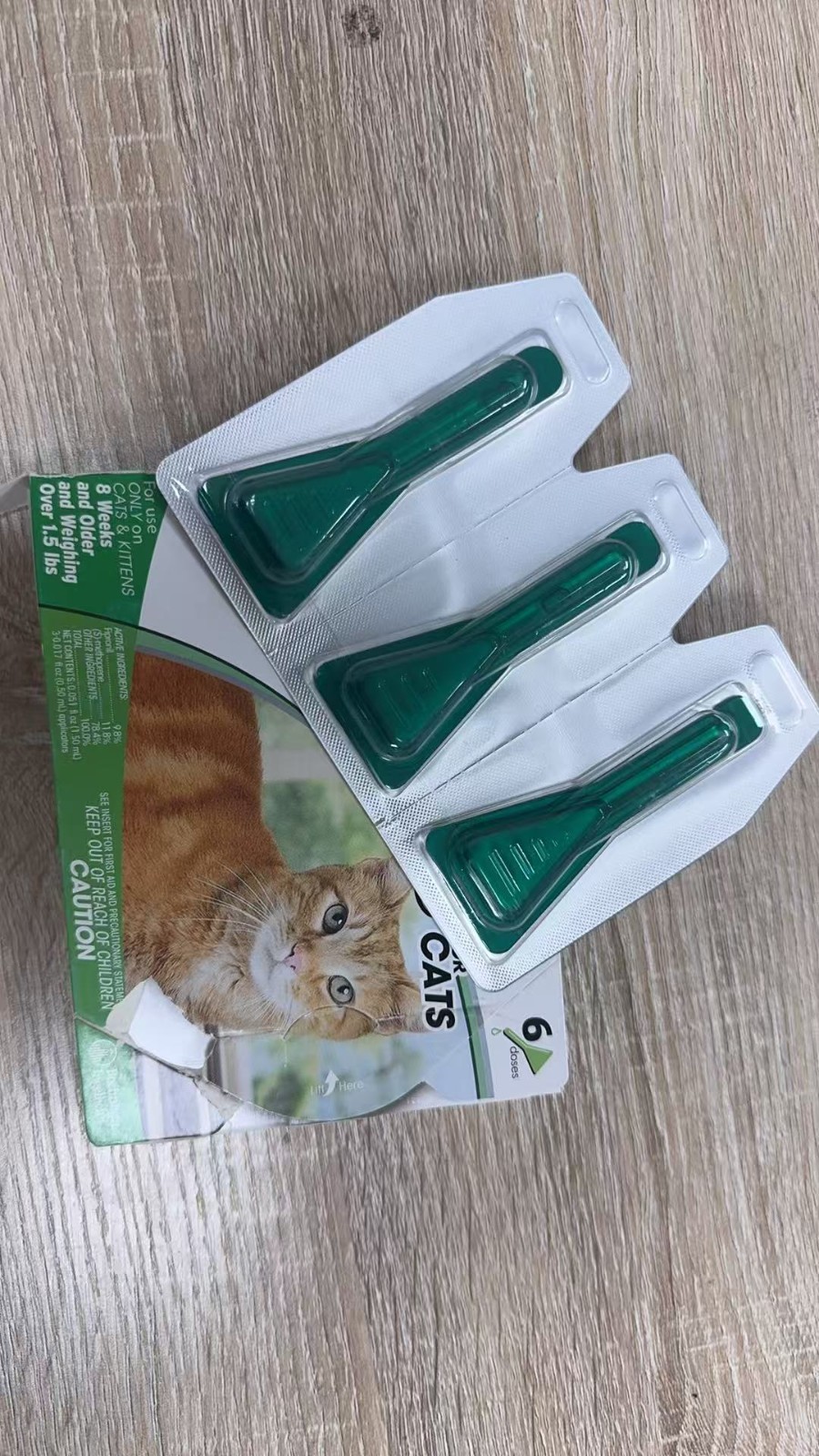 𝑭𝑹𝑶𝑵𝑻𝑳𝑰𝑵𝑬 Plus for Cats Over 1.5 lbs Treatments 6 doses