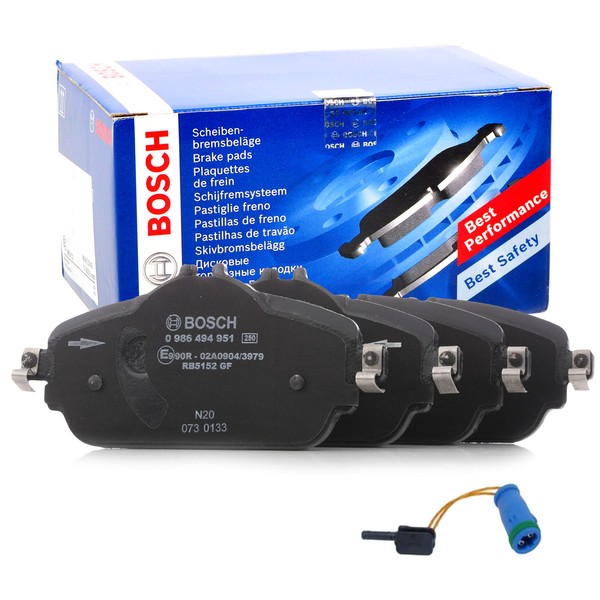 Bosch BremsbeläGe + Wako Vorne FüR A205 W205 A238 C238 S213 W213 OE A 0004208700-image