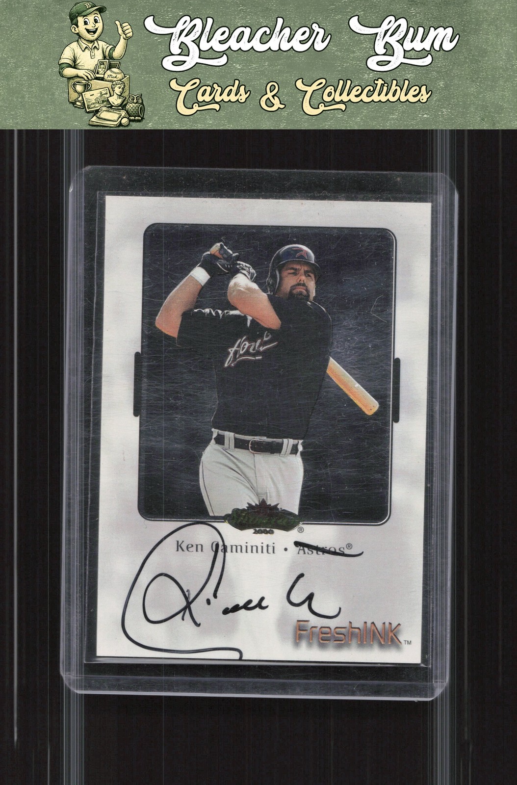 2000 Fleer Showcase NNO Ken Caminiti Fresh Ink Auto