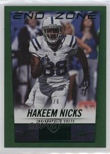 2014 Panini Hot Rookies End Zone 3/6 Hakeem Nicks #97 v7j