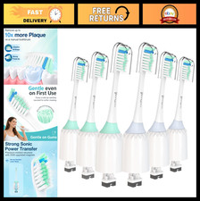 Replacement Toothbrush Heads for Sonicare E-Series, Essence, Elite  More - 6 Pa