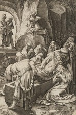 HOGENBERG (*1608) di GOLTZIUS (*1558), Deposizione di Cristo, 1506, KSt.