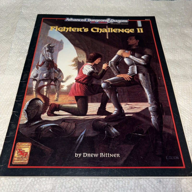 Fighters Challenge II 9427 AD&D TSR VERY GOOD CONDITION!