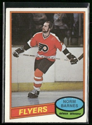 1980-81 O-Pee-Chee Norm Barnes RC #308 Philadelphia Flyers