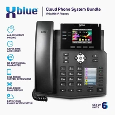Xblue IP9g Color IP Speakerphone - Network, Bluetooth, WiFi, USB, Record Capable