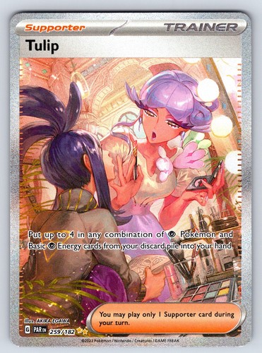 Tulip 259/182 SV04: Paradox Rift Special Illustration Rare - Pokemon TCG - NM