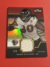 🏈 #2/3 MARIO WILLIAMS GAME USED PATCH 2011 Topps Triple Threads #TTUSR-107 hg6