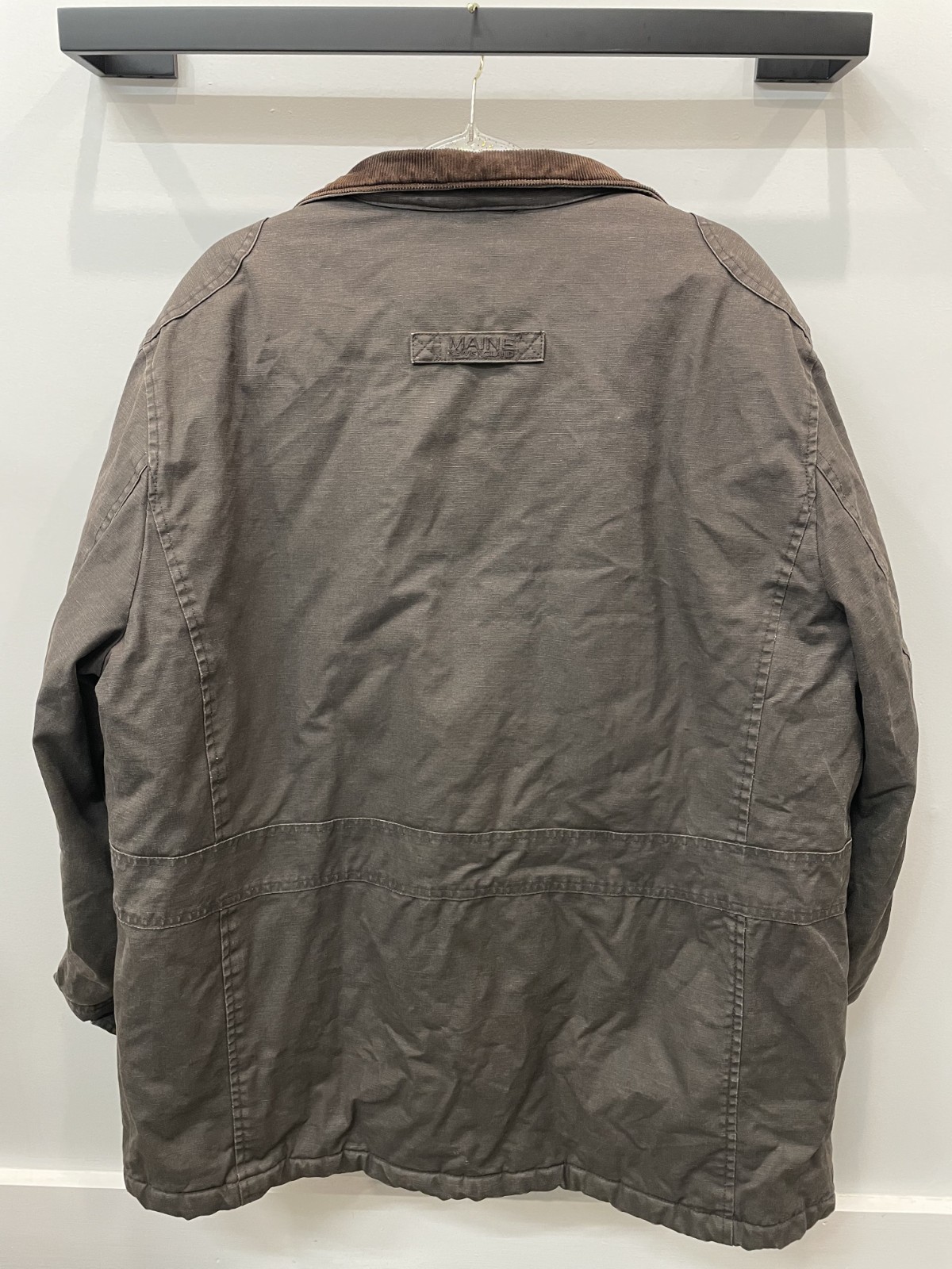 Maine New England Jacket Men XL Canvas Sherpa Lined Heavyweight Workwear Coat thumbnail 2