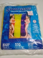 Swimline Inflatable Pool Mattress Raft 27x72 Heavy Duty Vinyl Water Float