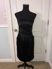 Davids Bridal Black strapless Womens Dress Size 4 Bridesmaid