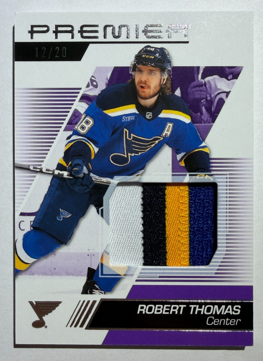 Robert Thomas (( #/20 GOLD Premium Material PATCH )) 2025-26 UD Premier