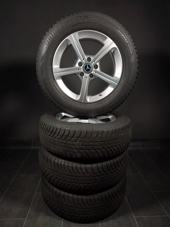4 Winterräder 215 65 R17 Mercedes GLB GLA Klasse W247 H247 17" Alufelgen - Bild 2 von 4