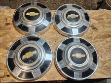 1973-1987 Chevy Truck Original Dog Dish Hub Cap 34 1 Ton 12 Set Of 4 1973-1987 Chevy Truck Original Dog Dish Hub Cap 34 1 Ton 12 Set Of 4
