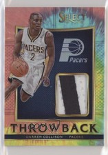 2015 Panini Select Throwback Memorabilia Tie-Dye Prizm 7/25 Darren Collison i2b