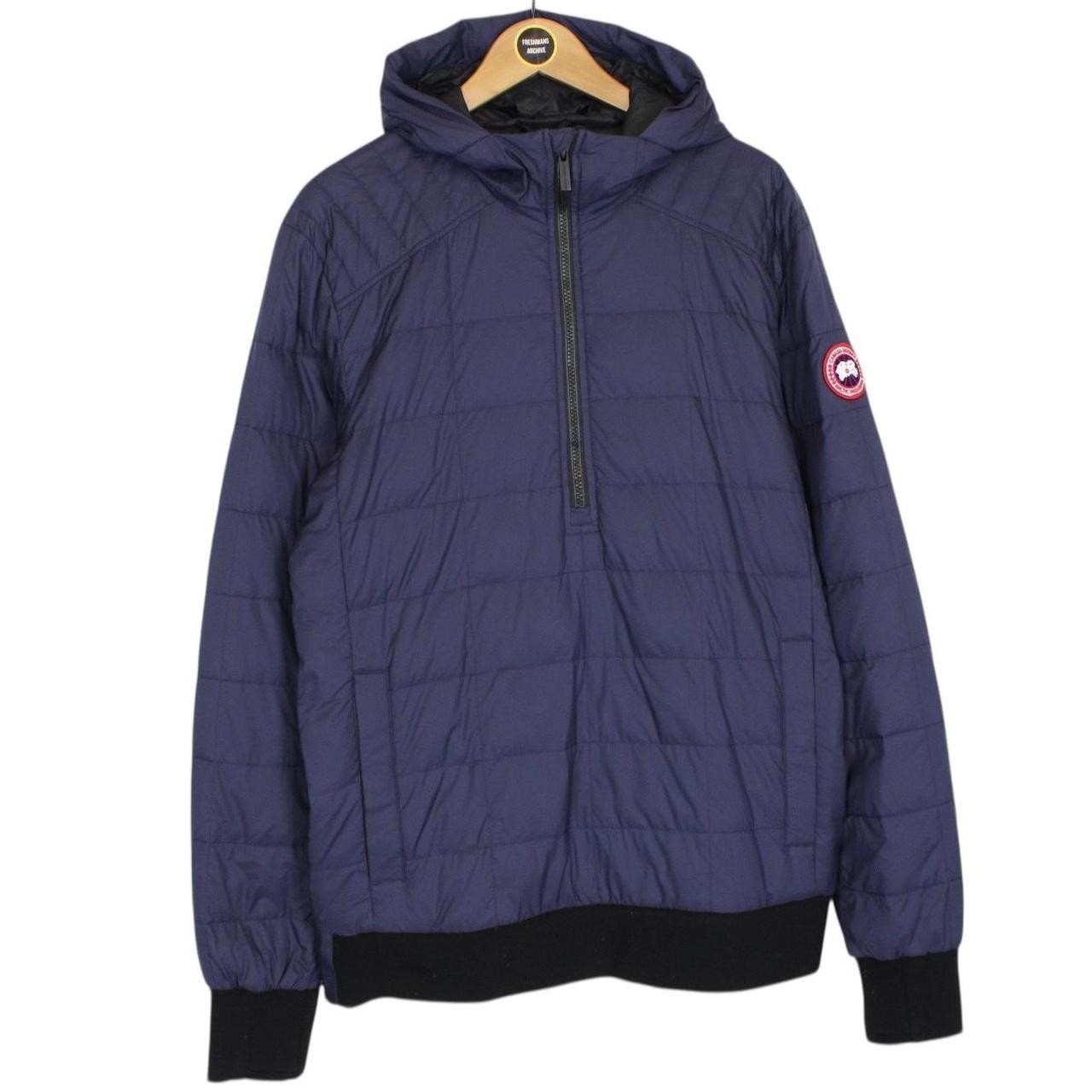 Canada Goose Wilmington Navy Blue Pullover 1/4 Zip Down Jacket