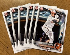 Lot (6) of Caden Bodine 2025 1st Bowman Draft #BD63 Orioles O’s