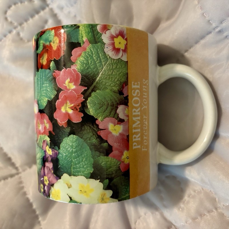 Primrose Forever Young Floral Coffee Mug