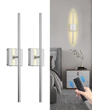 Battery Operated Wall Sconce with Remote Control,Wall Sconces Set of