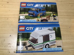 LEGO CITY: Van & Caravan (60117) 100% Complete Comes as seen in photos Read Desc