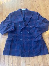 Sartoria Rossi Men's Navy Blazer Sport Coat Jacket Size IT 52 US 42