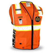 KwikSafety BIG KAHUNA DIGITAL Safety Vest Class 2 ANSI OSHA Reflective High Visi